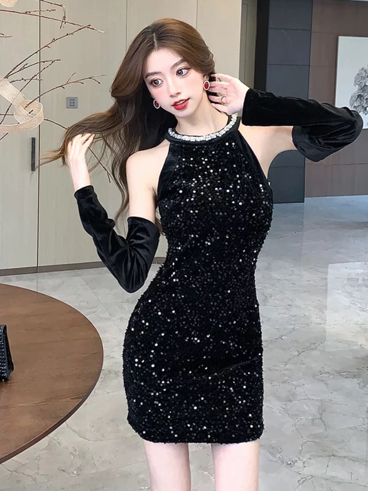 Take me on a vacay sequin dress FBC447 images